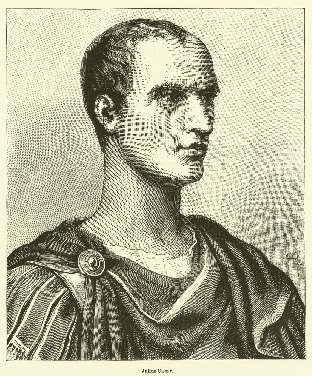 Julio César (grabado) de English School