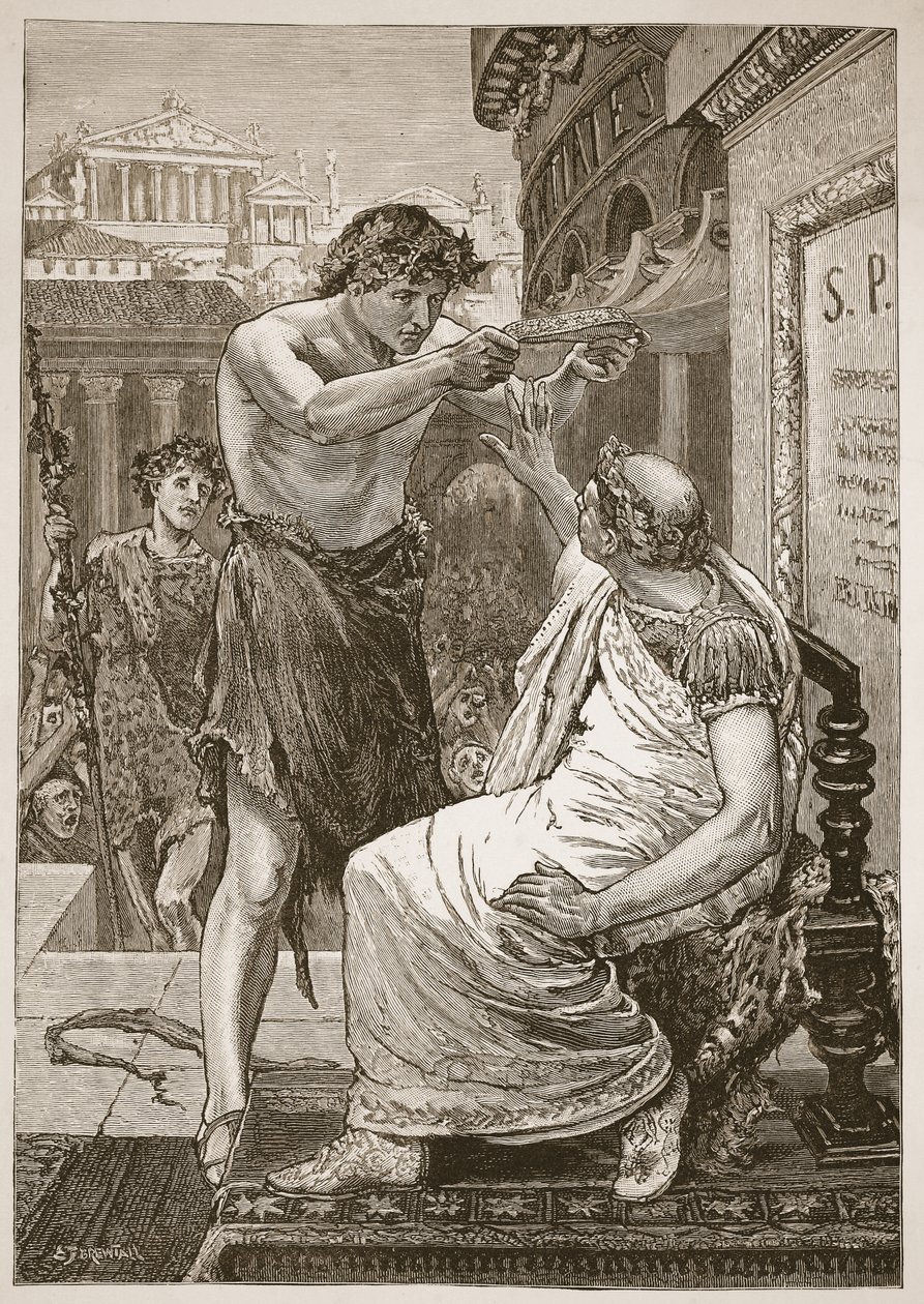 Julio César rechazando la corona ofrecida por Antonio de English School