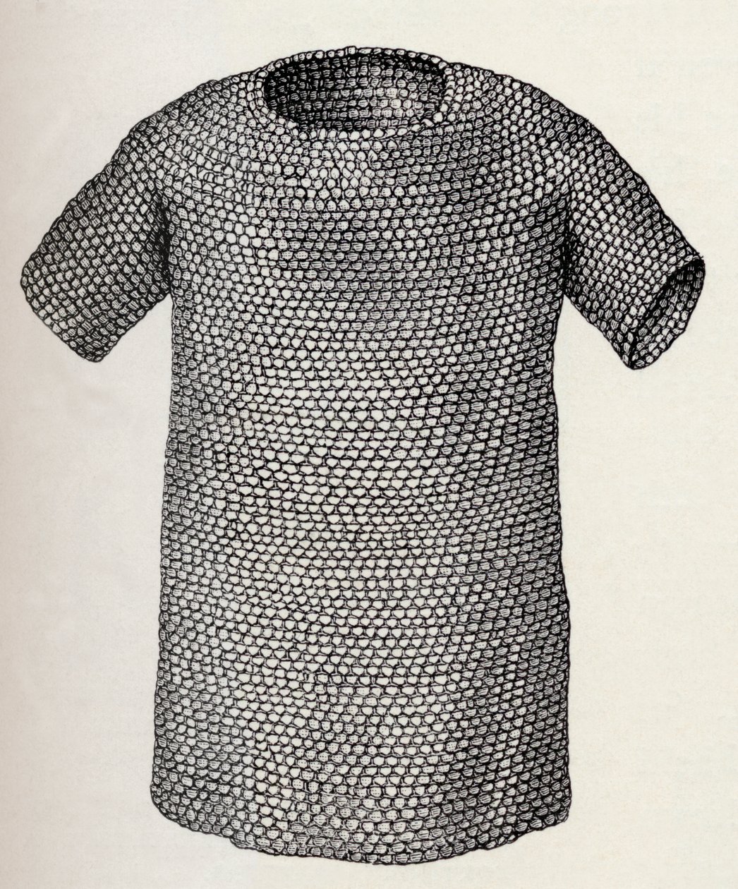 Cota de malla jutish o danesa que data de antes del 450 d.C., de A Short History of the English People por J. R. Green, publicado en 1893 de English School
