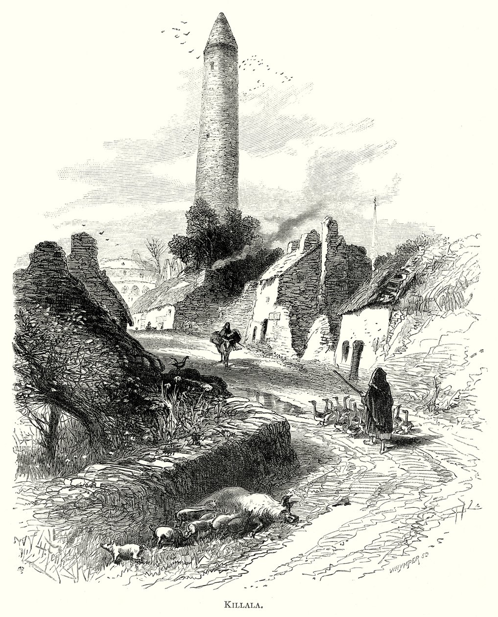 Killala (grabado) de English School