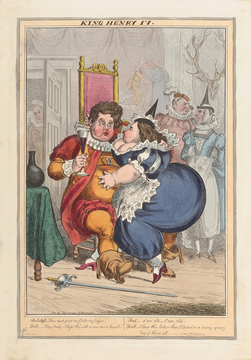 Rey Enrique IV, pub.1827 de English School