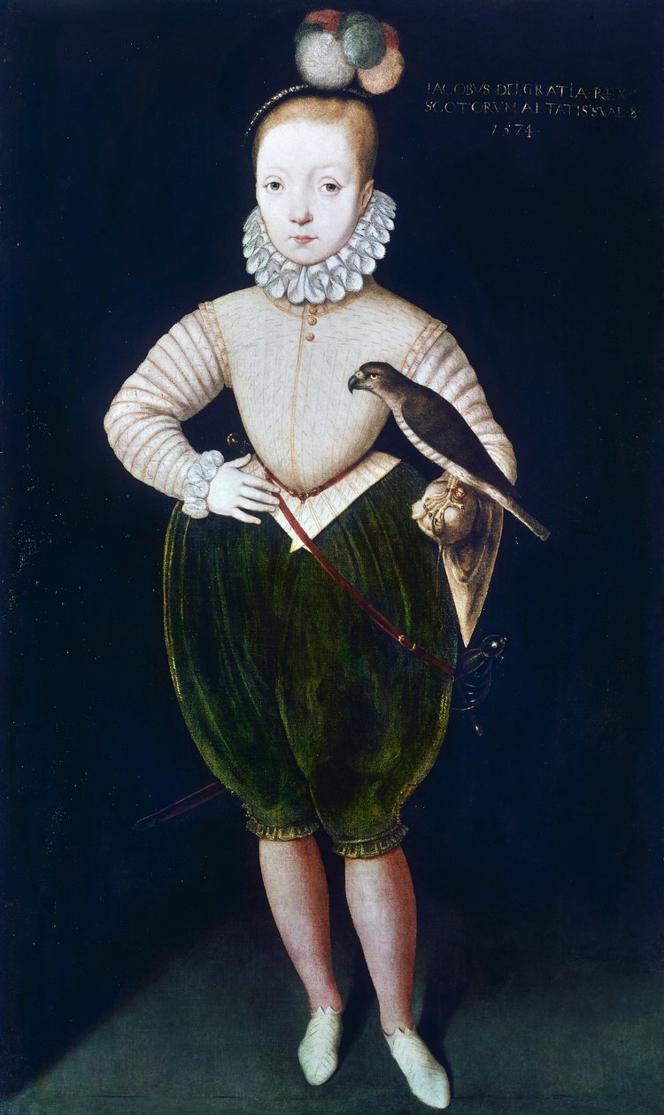 Rey Jacobo I de Inglaterra y VI de Escocia de English School