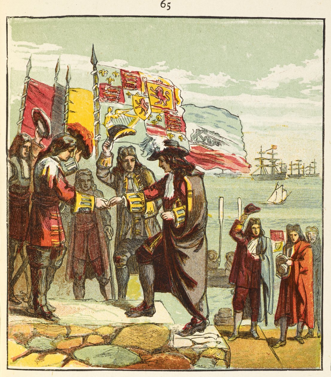 Desembarco de Guillermo de Orange El 5 de noviembre de 1688 Guillermo invadió Inglaterra. de English School
