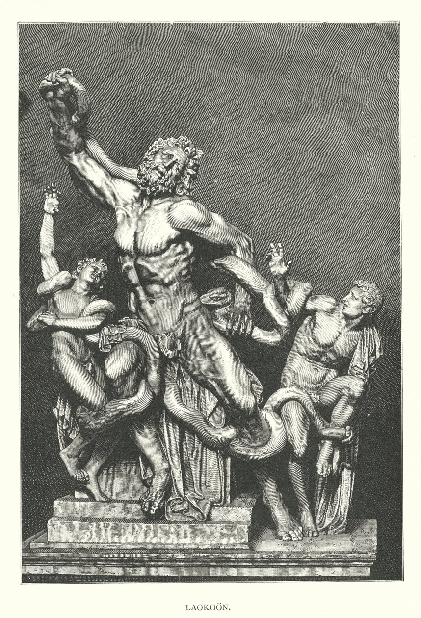 Laocoonte (grabado) de English School