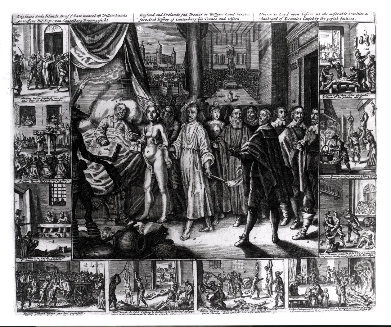 Sueño de Lauds, siglo XVII de English School