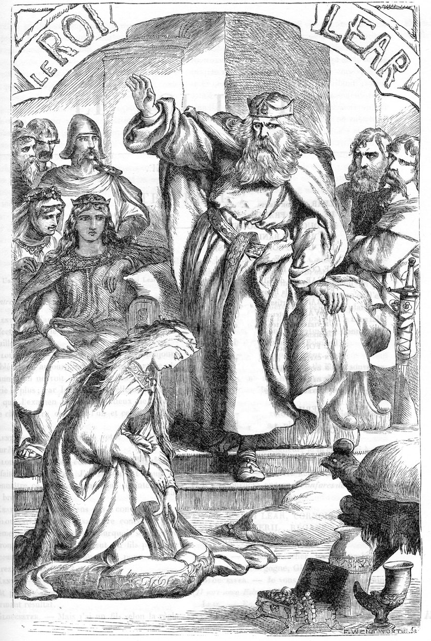 El Rey Lear - Ilustración en 