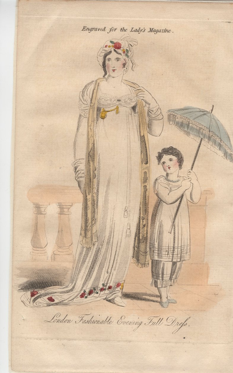 Vestido de noche de moda en Londres de English School