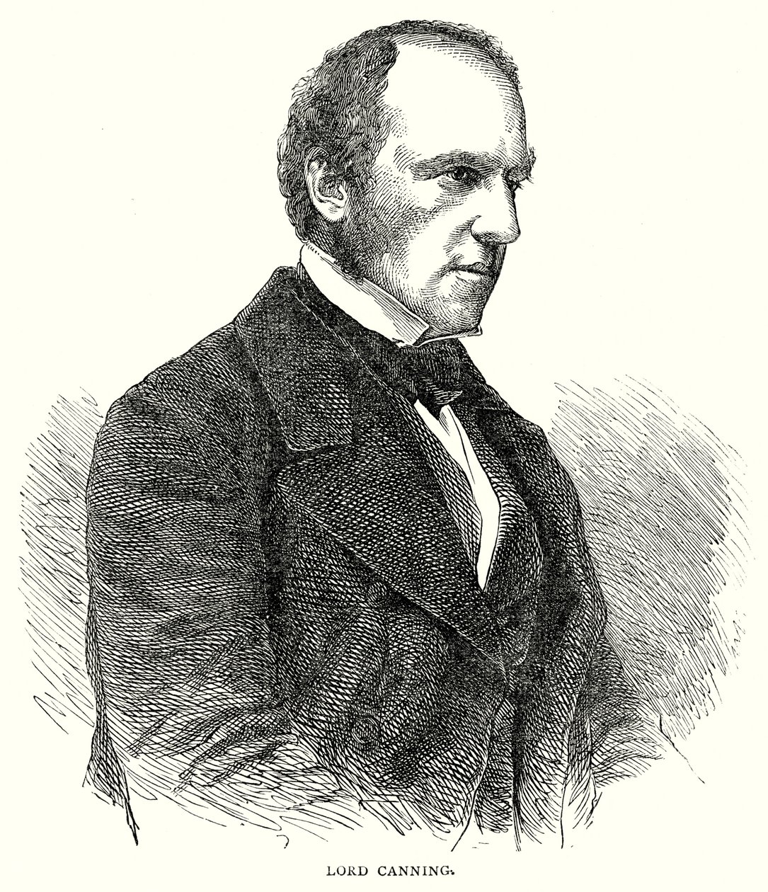 Lord Canning (grabado) de English School