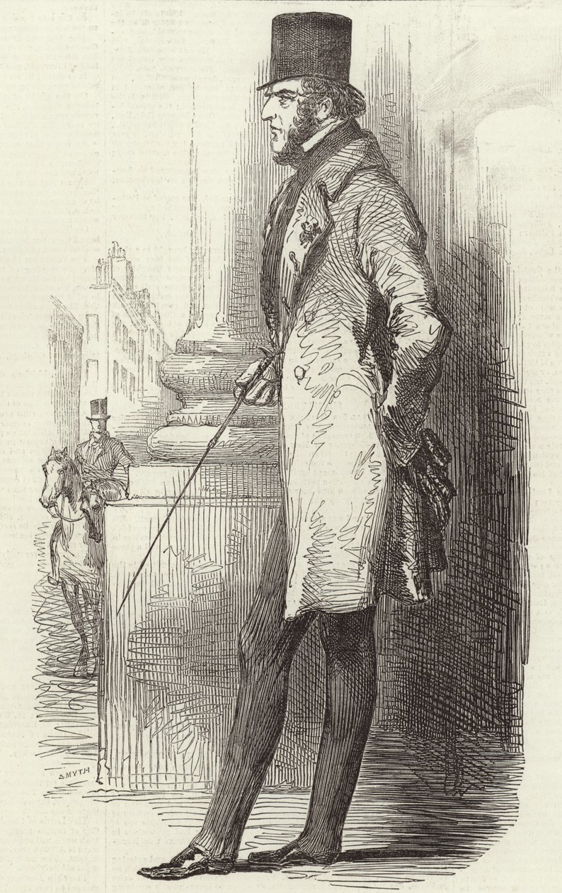 Lord George Bentinck (grabado) de English School