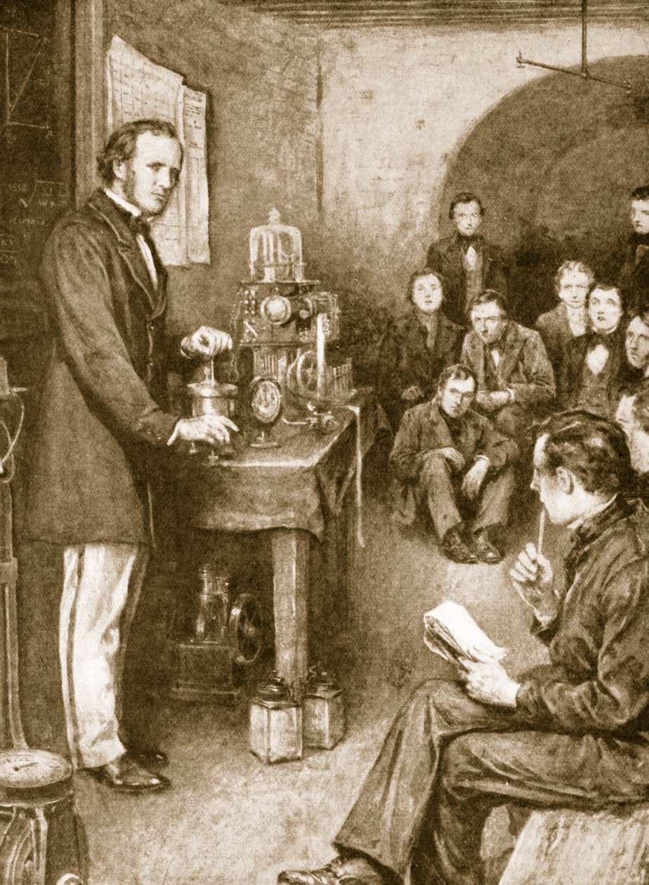 Lord Kelvin comenzó sus investigaciones científicas en Glasgow en una bodega que convirtió en laboratorio de English School