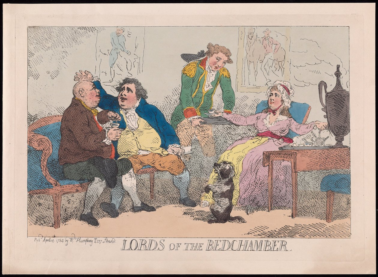 Lores de la Cámara de Dormir, pub. 1784 de English School