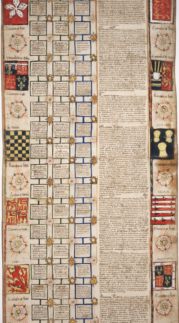 Crónica de la Historia del Mundo desde la Creación hasta Woden, con una Genealogía de Eduardo IV de English School