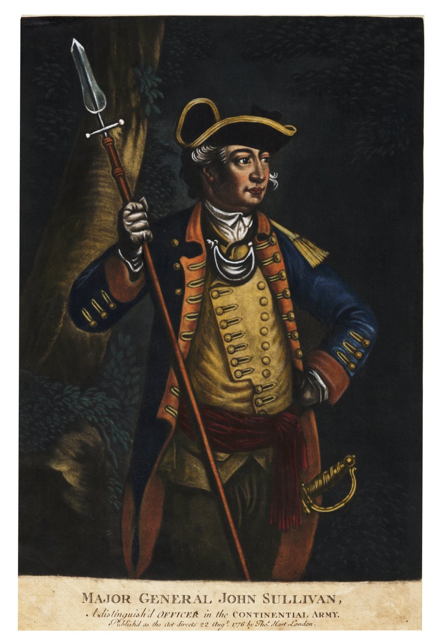 Mayor General John Sullivan, 1776 de English School