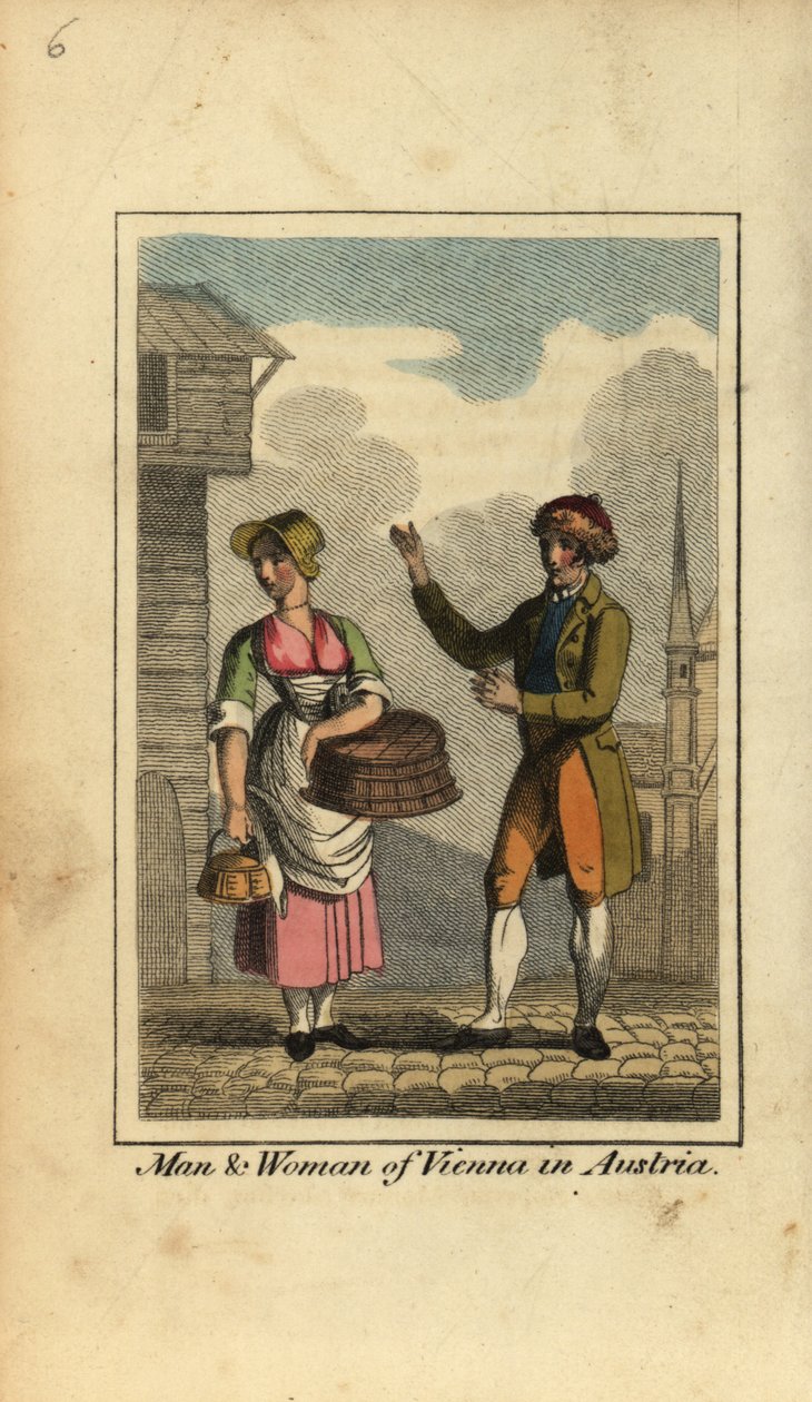Hombre y mujer de Viena, Austria de English School