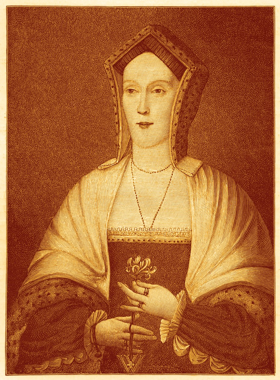 Margaret Pole, Condesa de Salisbury, ilustración para "A Short History of The English People (Vol II)" de John Richard Green de English School