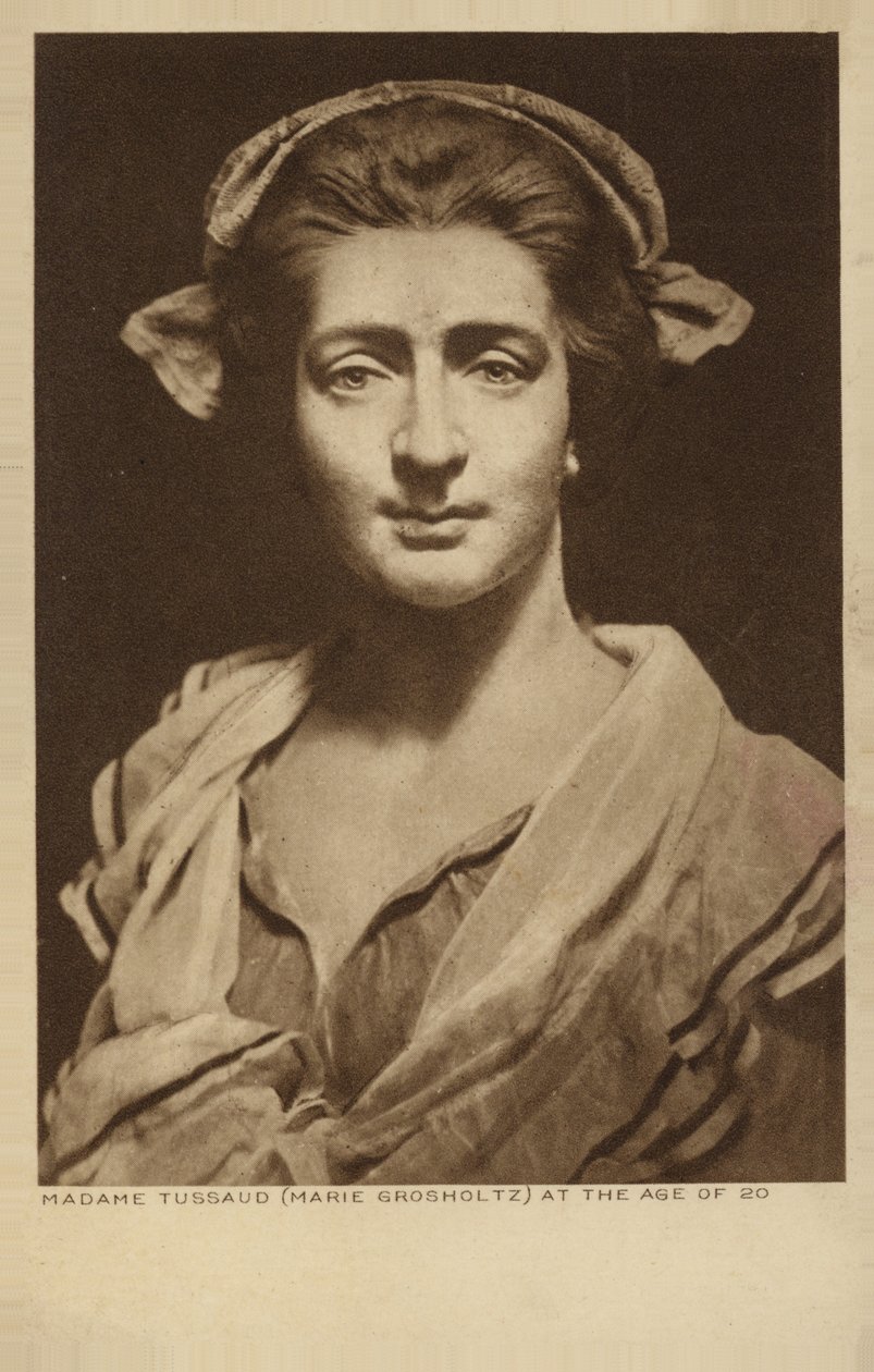 Marie Tussaud, artista y escultora de cera francesa (litografía) de English School
