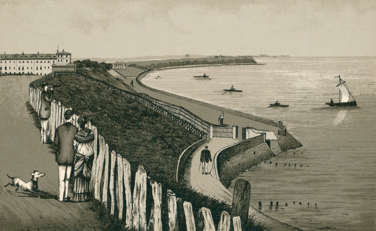 Marine Parade, Dovercourt (litografía) de English School