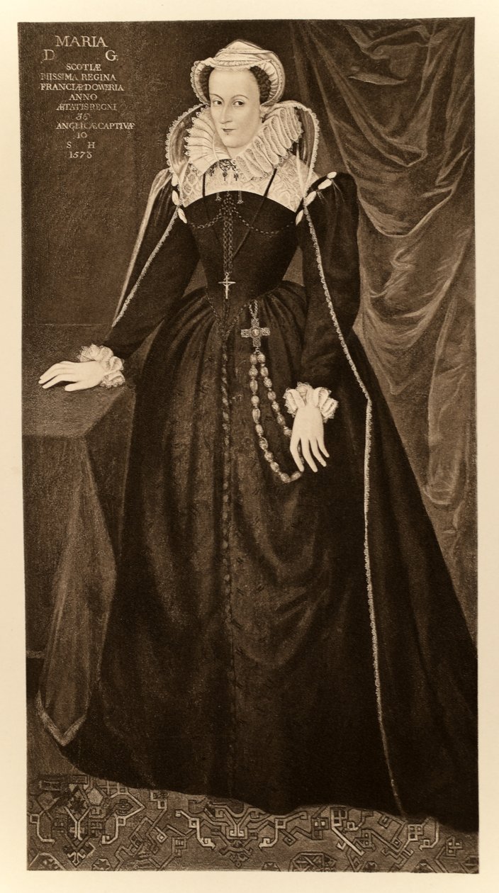 María Reina de Escocia (1542-1587), de James I y VI, impreso por Manzi Joyant & Co. París, 1904 de English School