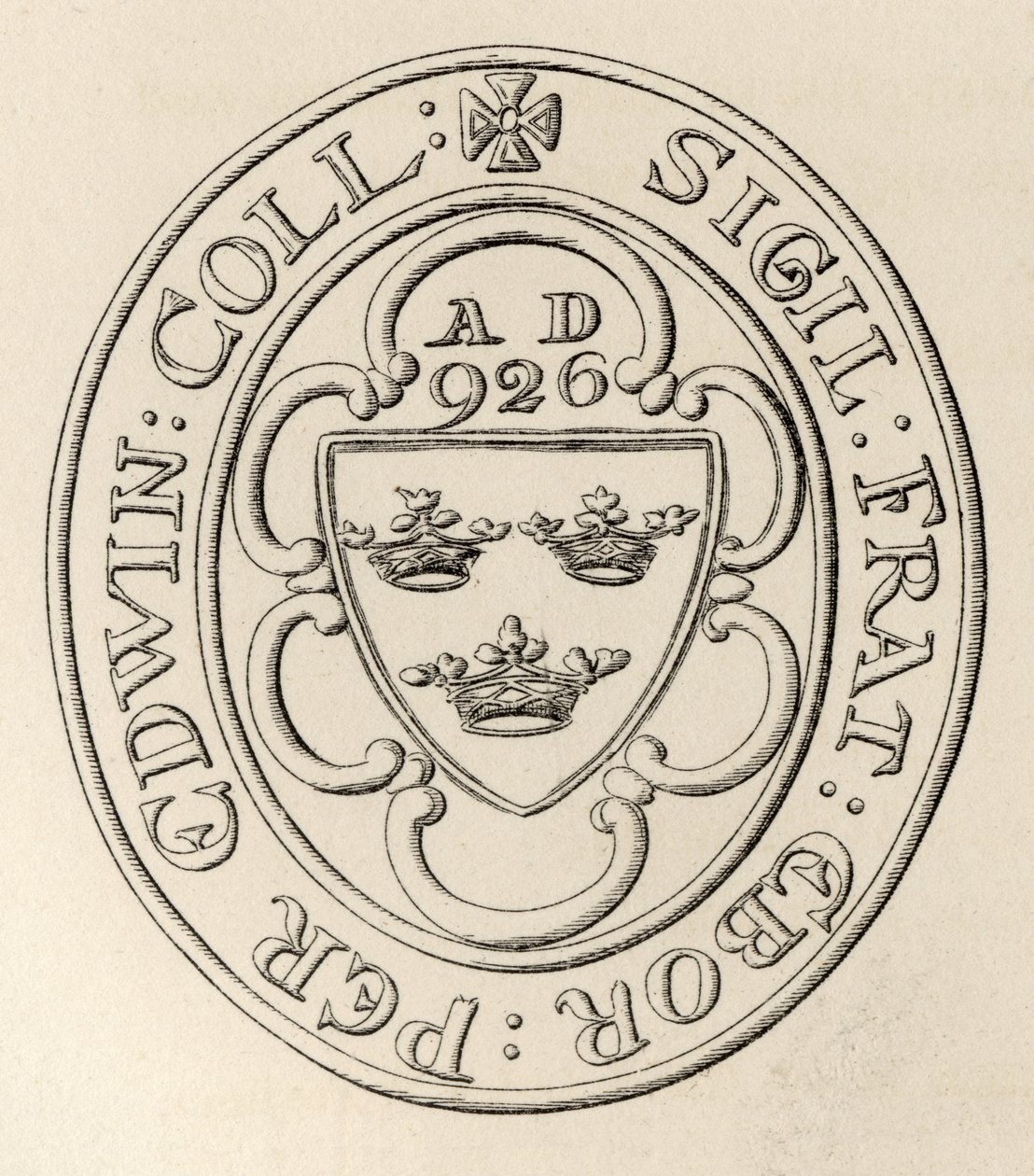 Sello masónico de la Gran Logia de Toda Inglaterra, York, c.1766, de La Historia de la Masonería, volumen II, publicado por Thomas C. Jack, Londres, 1883 de English School
