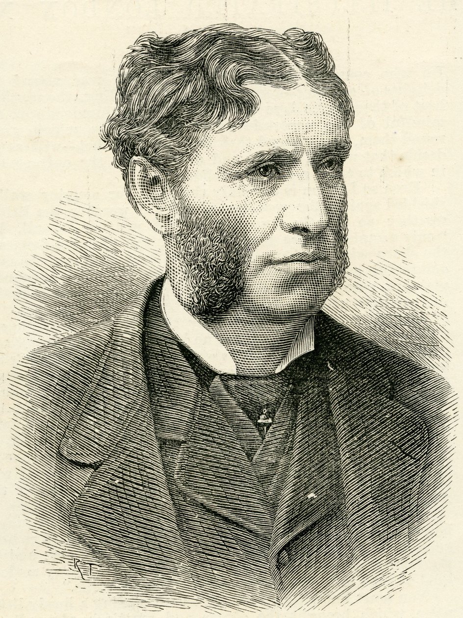 Matthew Arnold (1822-88) de The Illustrated London News 21 de abril de 1888 de English School