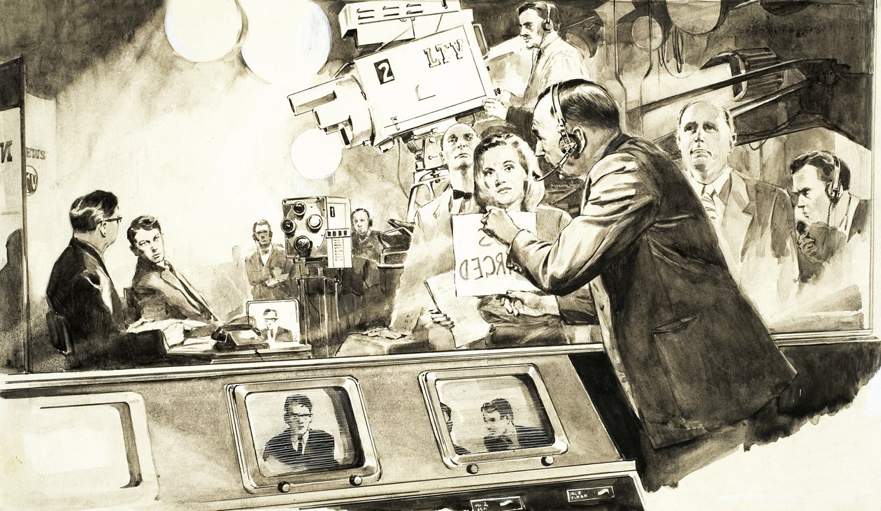 Mick Johnson, reportero de televisión de English School