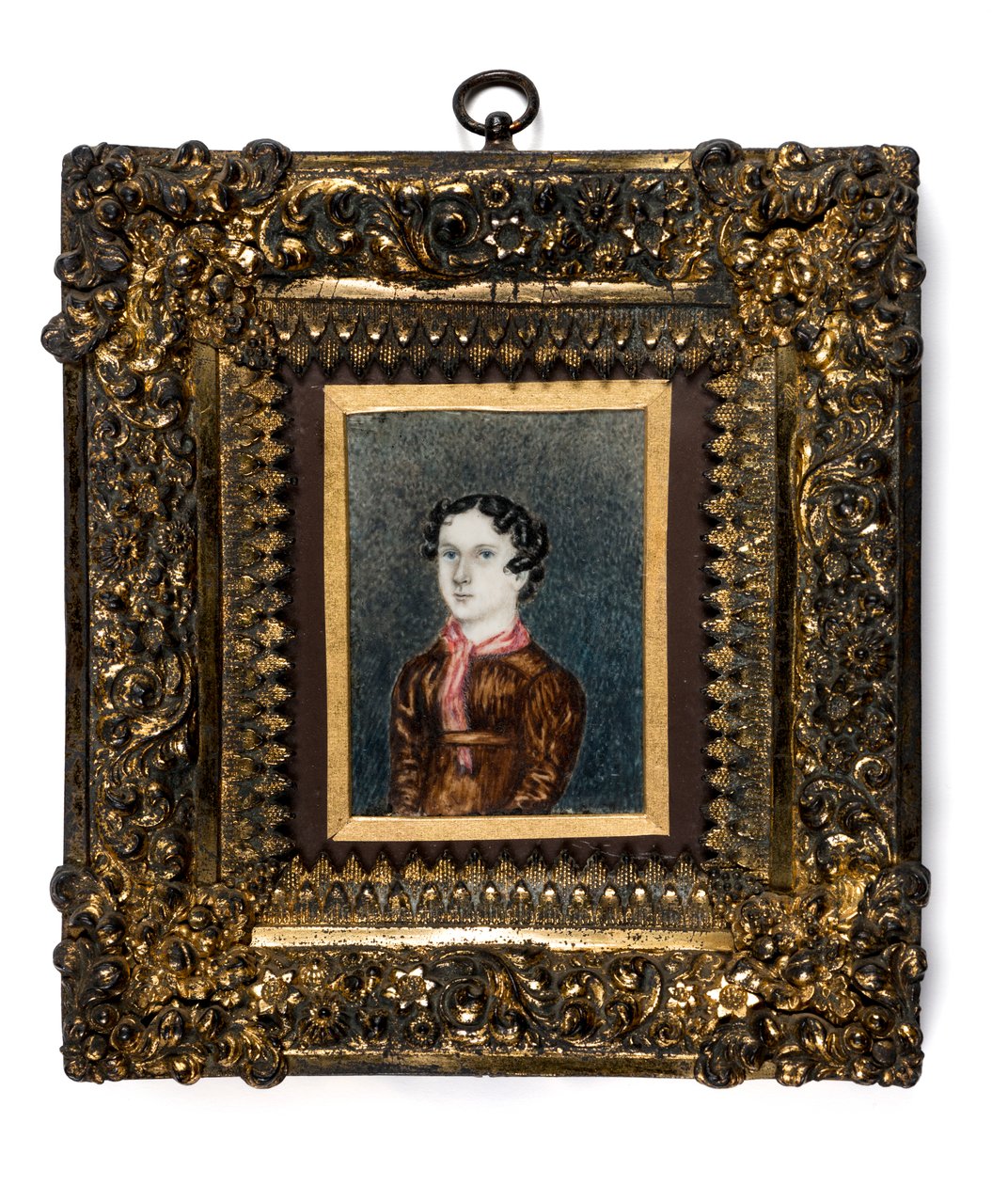 Miniatura de Anne Lister de Shibden Hall (acuarela sobre papel) de English School
