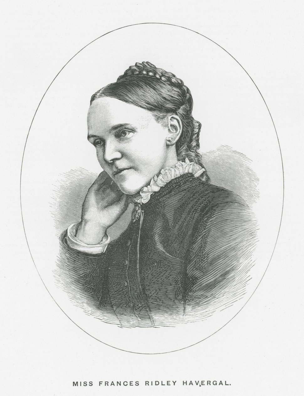 Srta. Frances Ridley Havergal (litografía) de English School