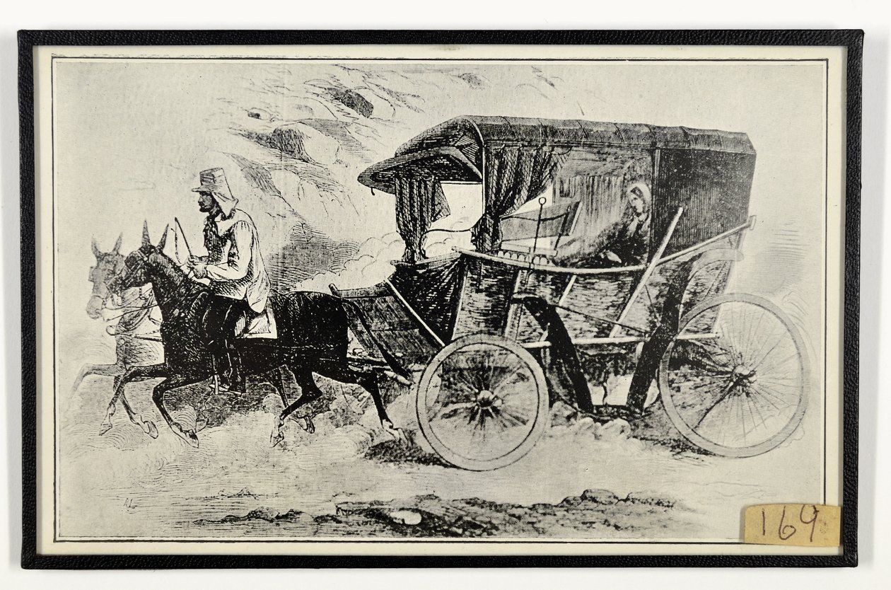 El carruaje de Miss Nightingale en el frente de guerra, de 