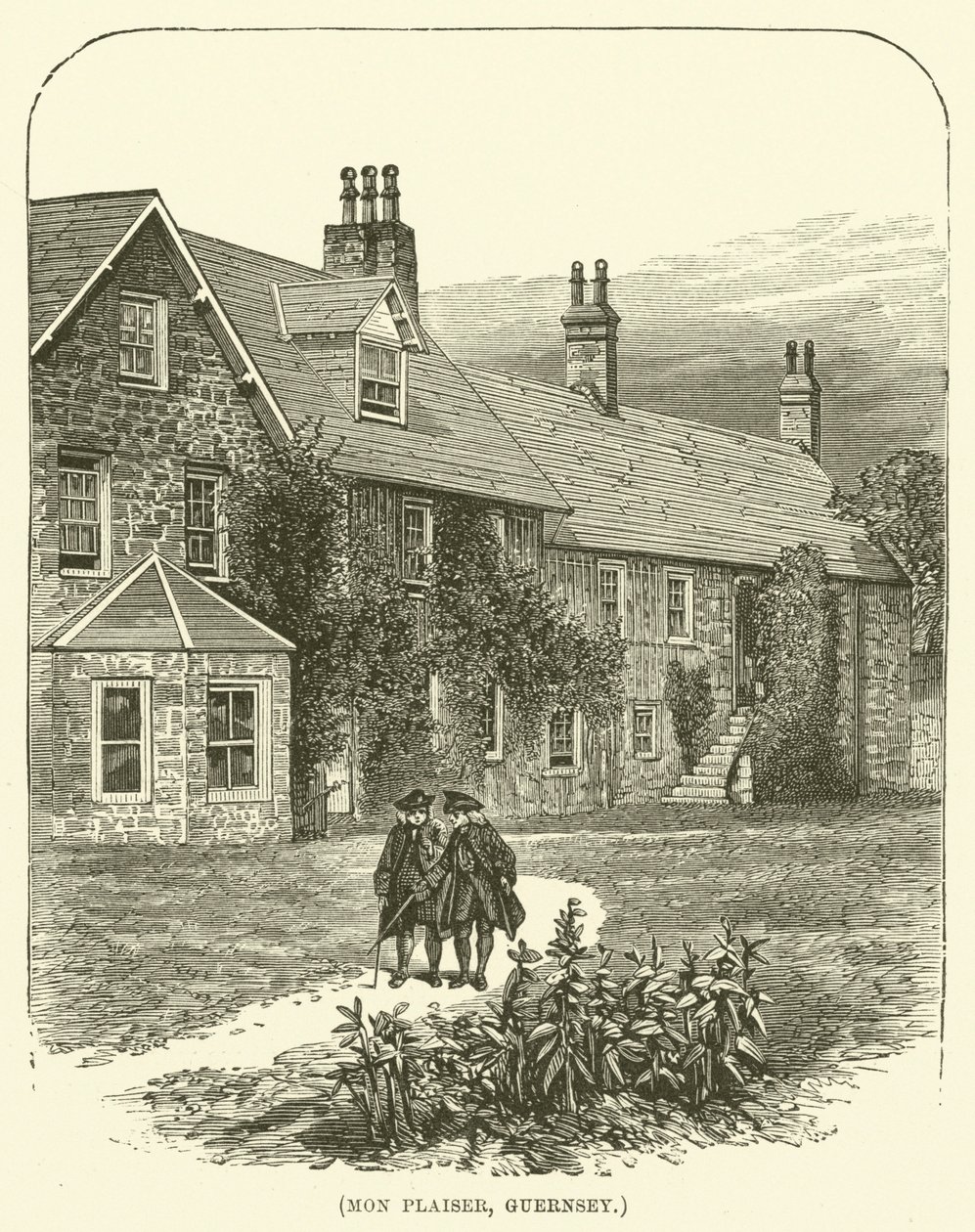 Mon Plaiser, Guernsey (grabado) de English School