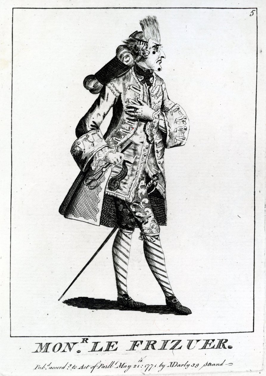 Mons. Le Frizuer, 1771 de English School