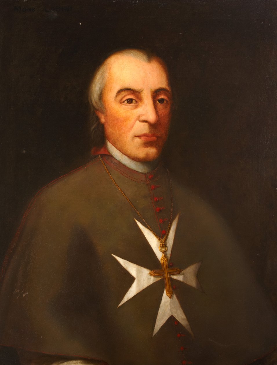 Monseñor Vincenzo Labini, Obispo de Malta, 1798 de English School