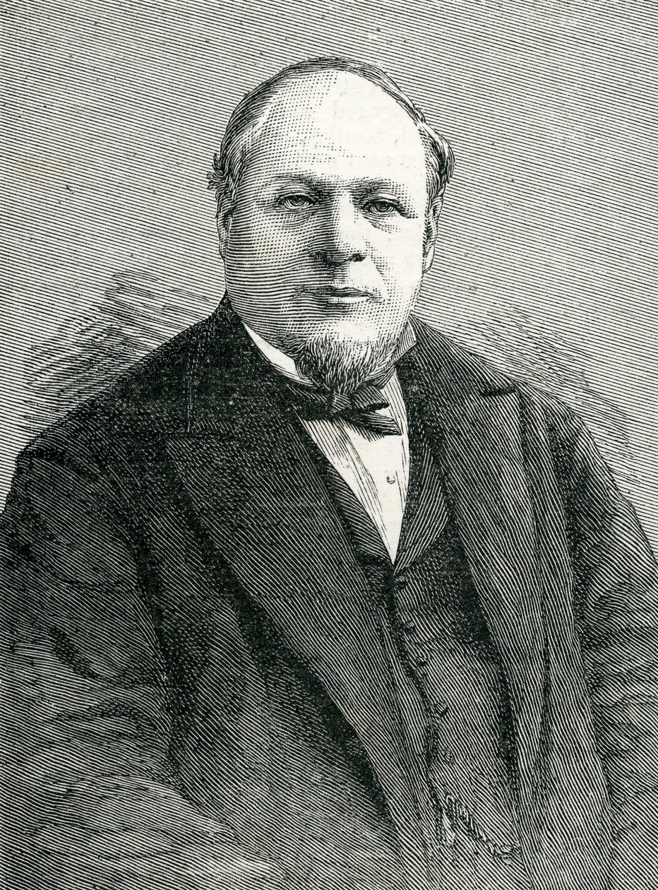 Sr. John Young, Alcalde de Sídney, ilustración de The Graphic 8 de mayo de 1886 de English School