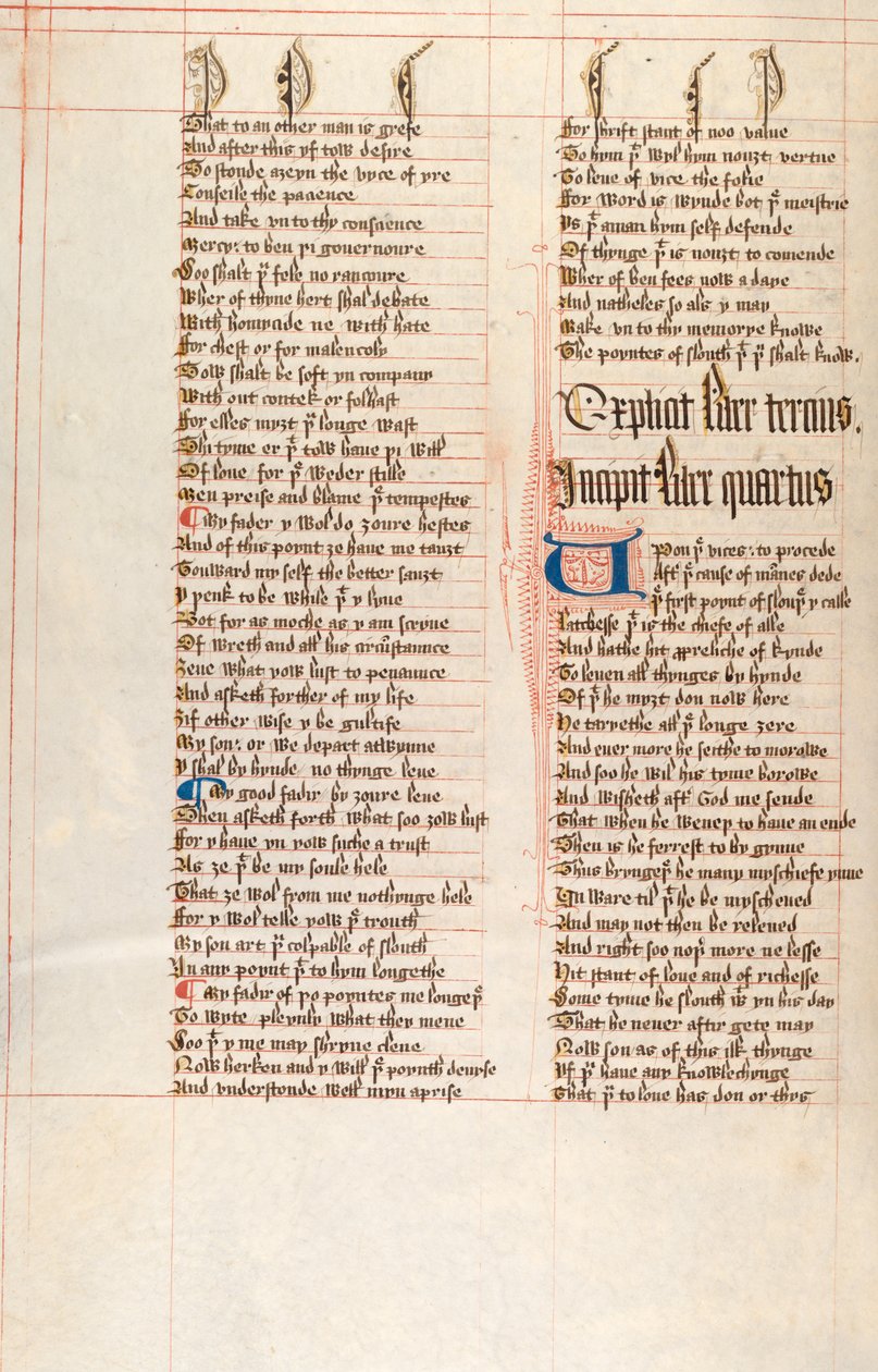 Ms326 f66v, Confessio Amantis de John Gower de English School