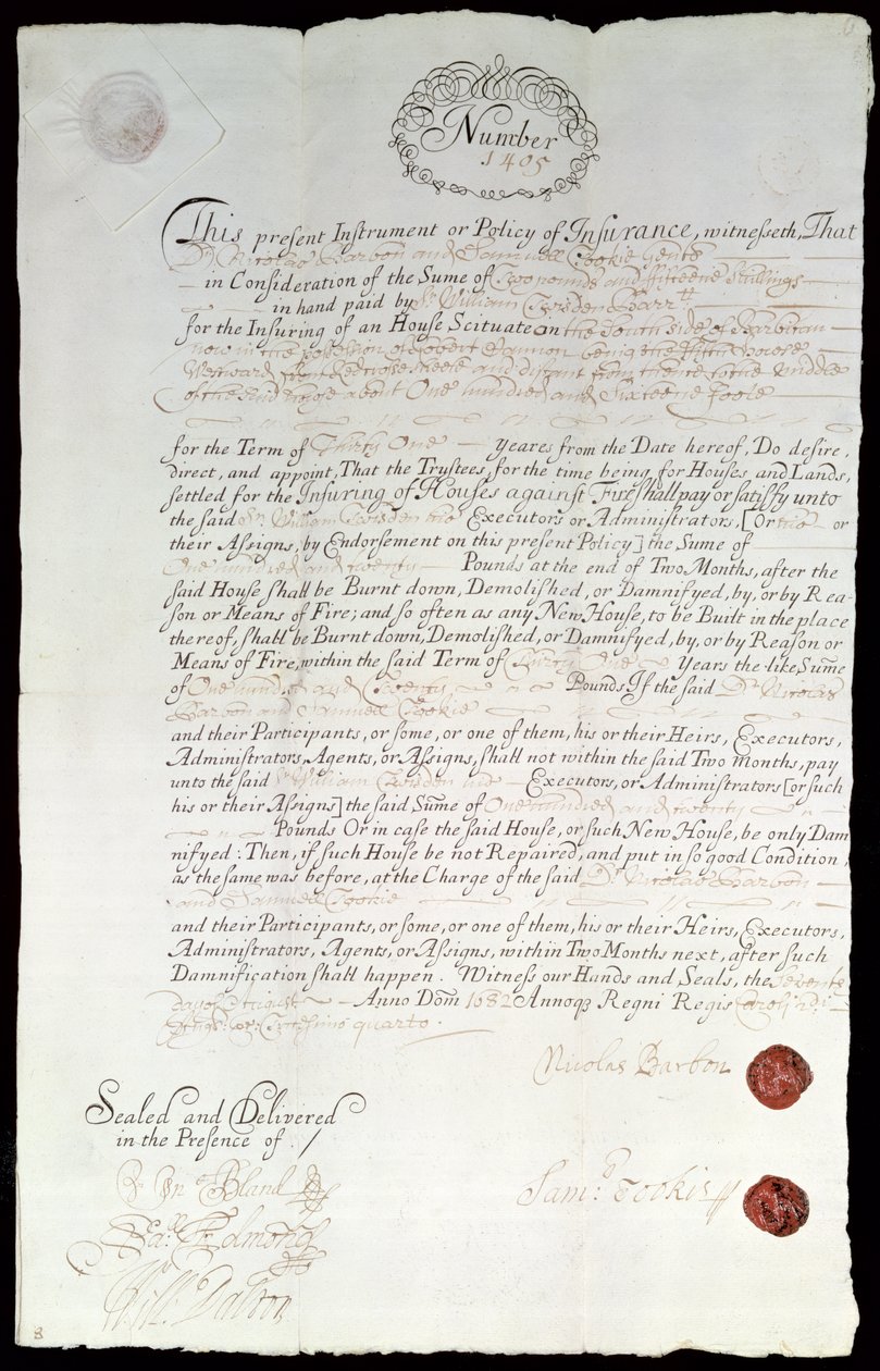 Nicolas Barbon Póliza de seguros de English School