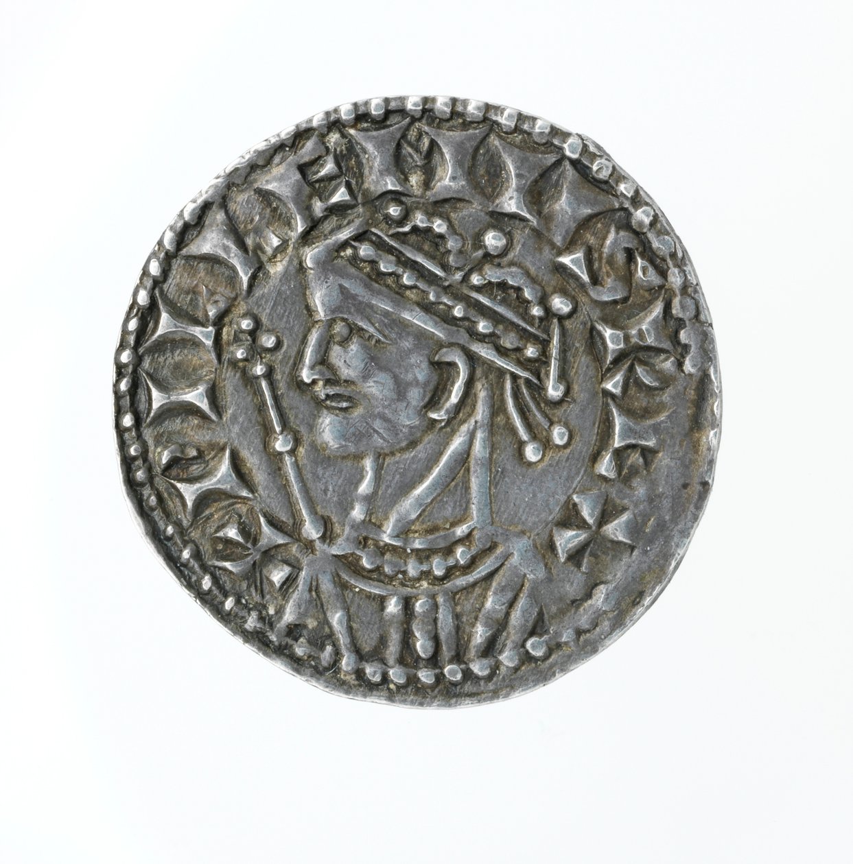 Anverso de un penique, del reinado de Guillermo I de English School