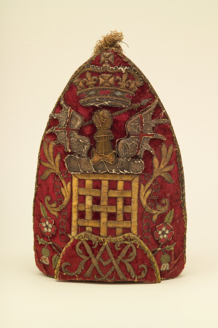 Gorra de granadero de oficial, 1708 circa de English School