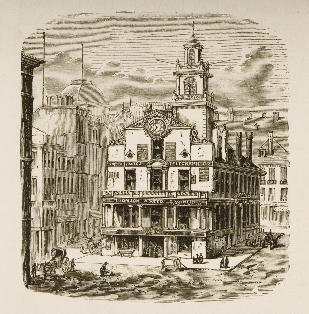 Old State House, Boston, c.1870, de 