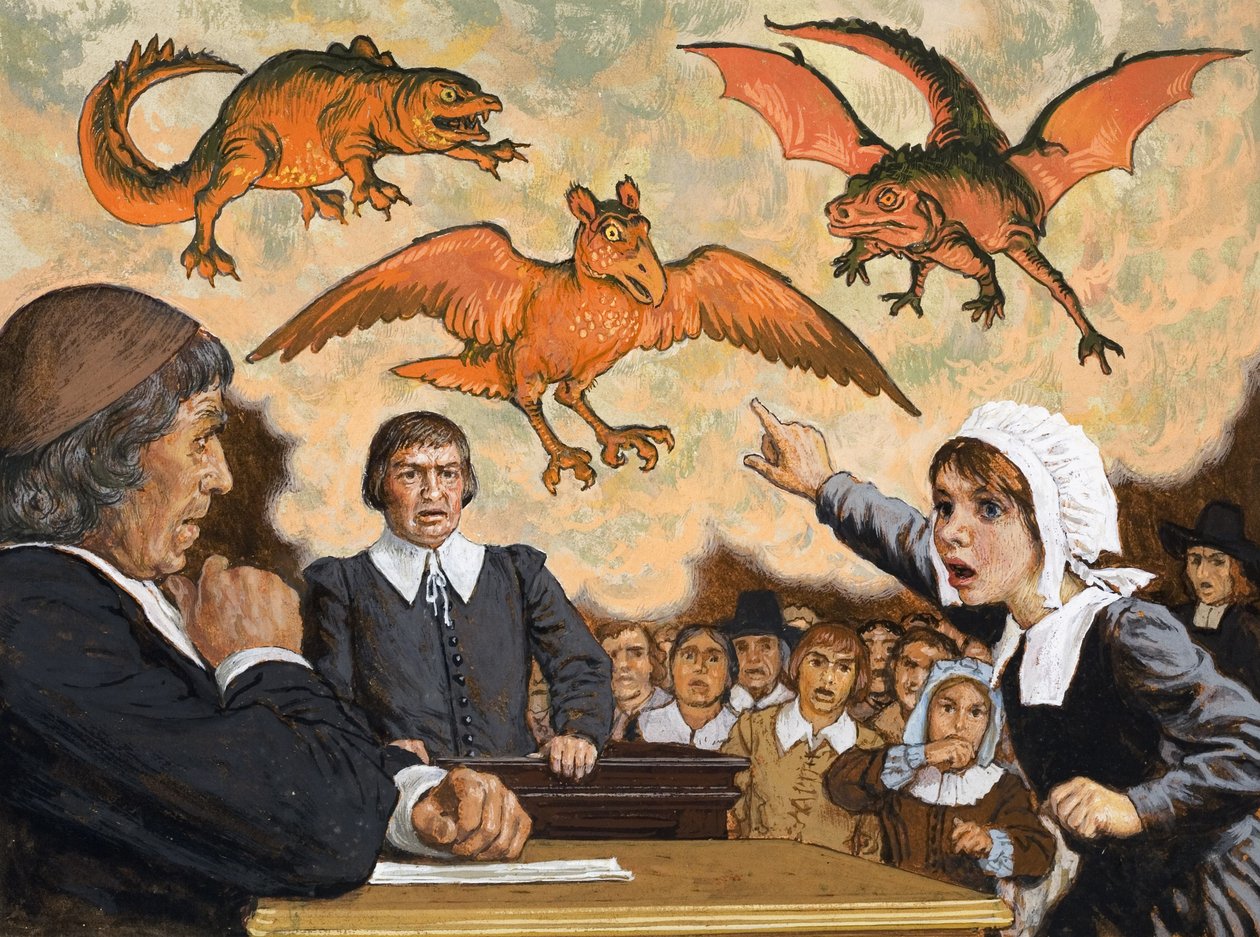 En el juicio, cuando Satanás llegó a Salem de English School