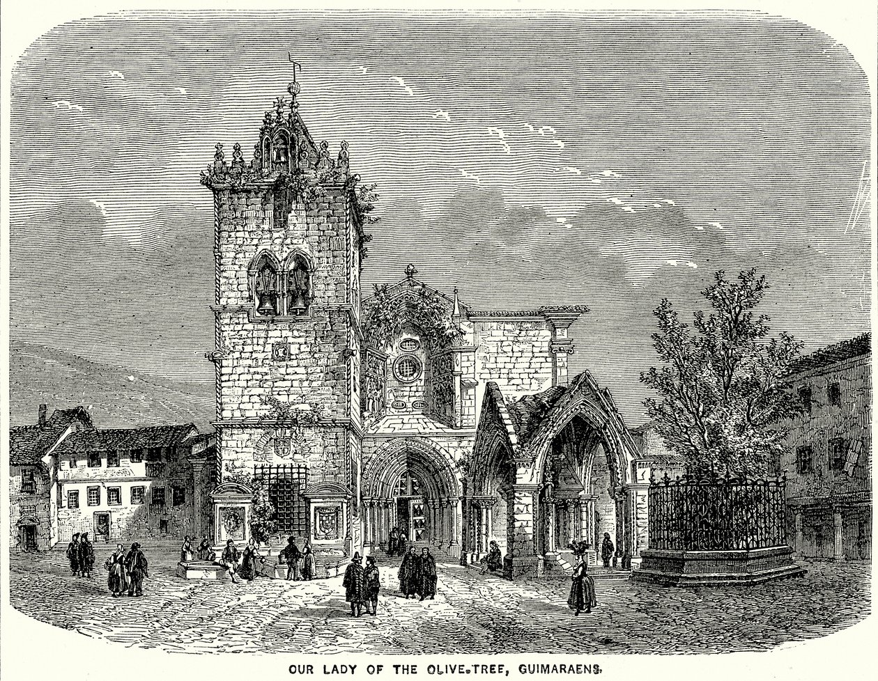 Nuestra Señora del Olivo, Guimaraens (grabado) de English School