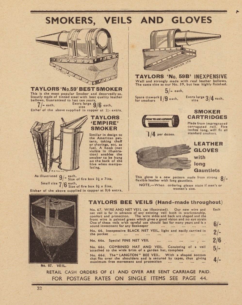 Página Catálogo Taylors Bee Supplies de English School