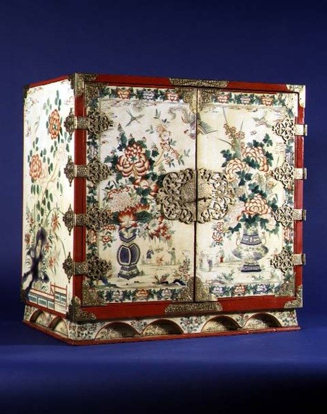 Gabinete pintado de English School