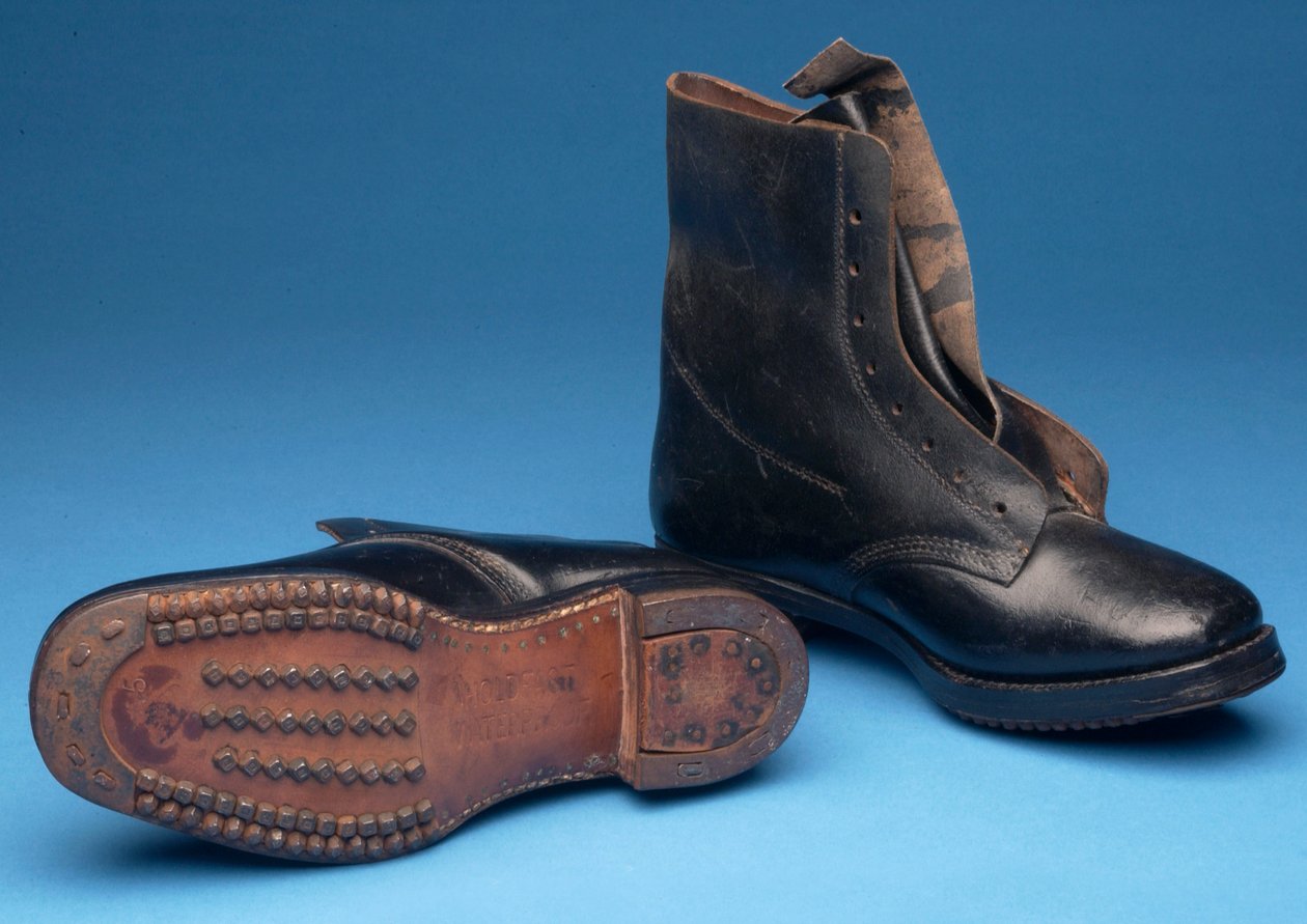 Par de botas de minero Holdfast, principios de 1900s de English School