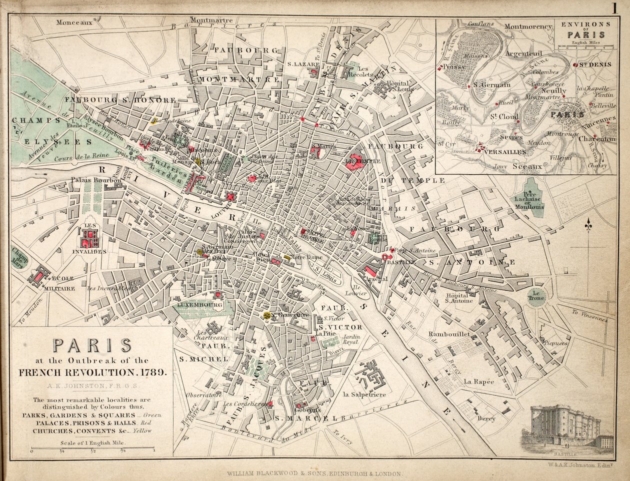 París al estallar la Revolución Francesa en 1789 de English School