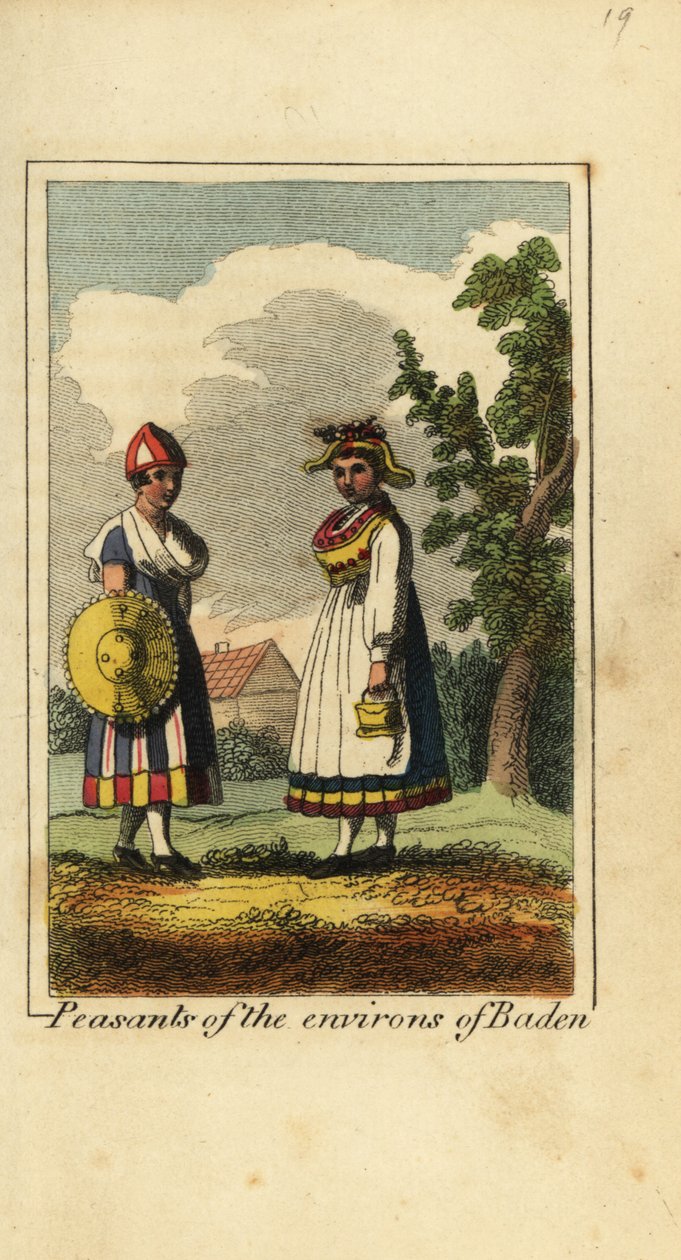 Mujeres campesinas de los alrededores de Baden, Alemania de English School