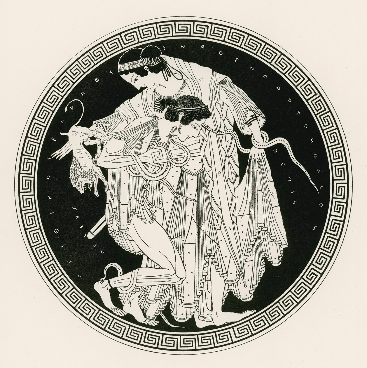 Peleo y Tetis (grabado) de English School