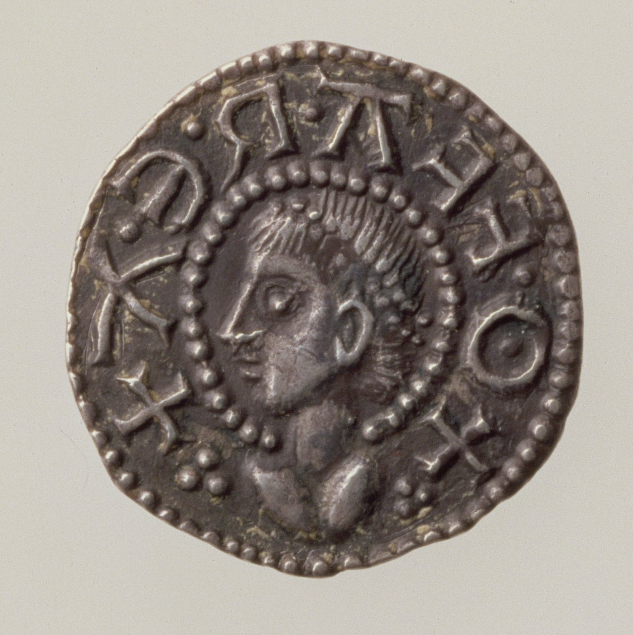 Penique de Offa, Rey de Mercia, 757-96 (anverso) de English School