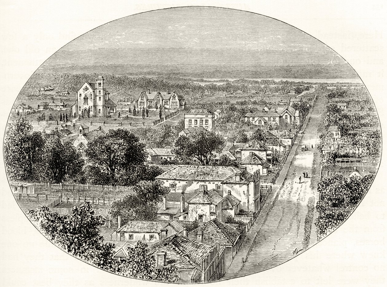 Perth, Australia Occidental, c.1880, de 
