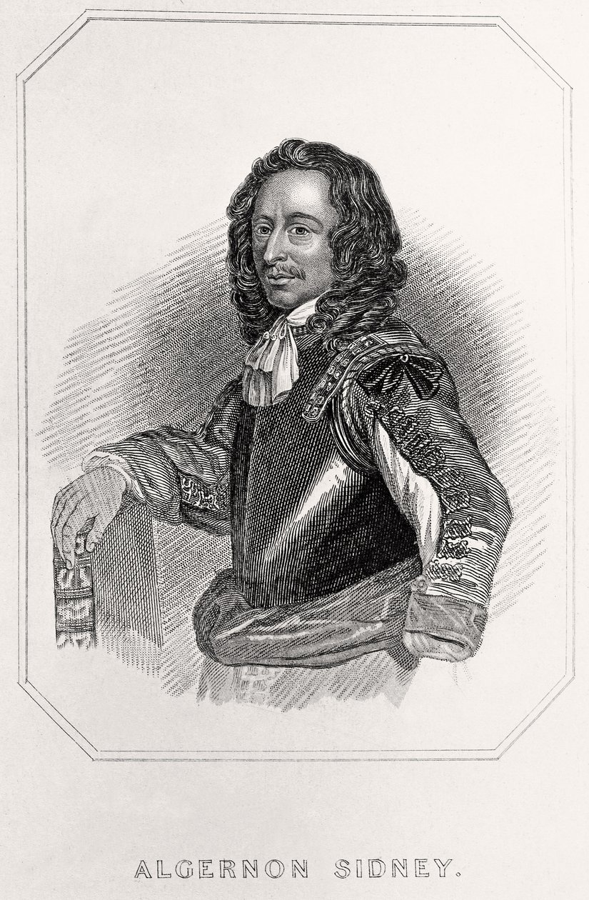 Retrato de Algernon Sidney de English School