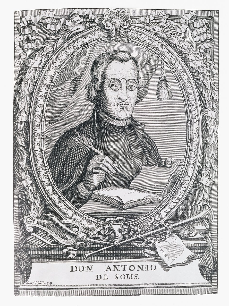 Retrato de Antonio de Solis y Rivadeneira (1610-86) de 