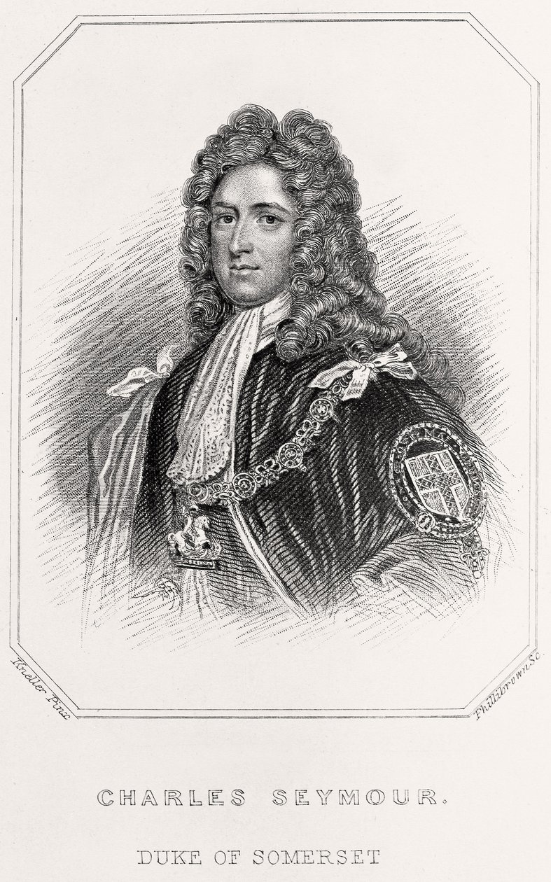 Retrato de Charles Seymour, Duque de Somerset de English School